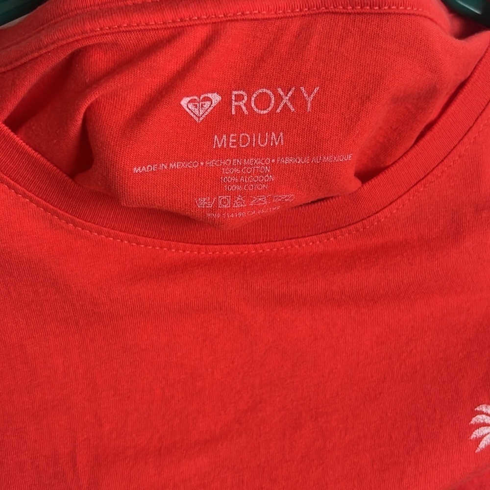 Roxy size medium palm tree graphic t-shirt - Picture 3 of 4